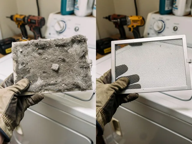 Professional lint trap cleaning by Cornelius Dryer Vent Cleaning in Cornelius